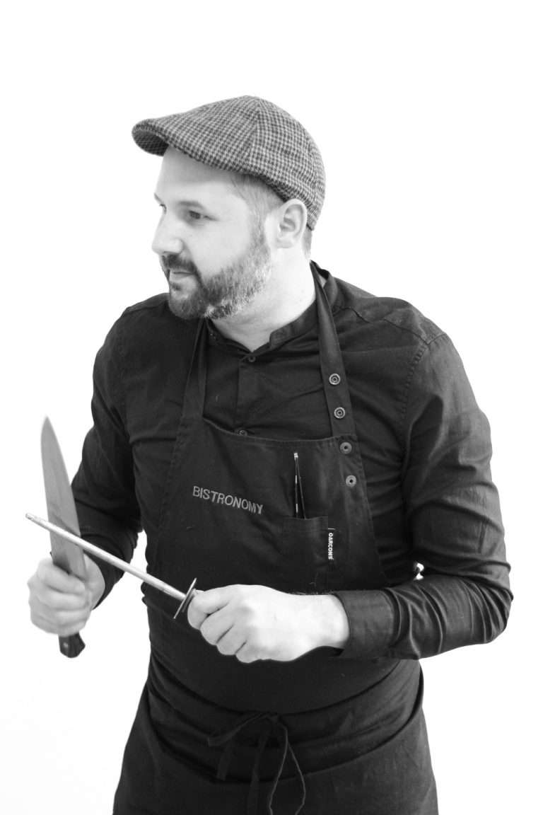 private chef with knife